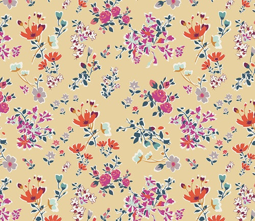 Art Gallery Fabric | Fusions Boho- Cottagely Posy Boho