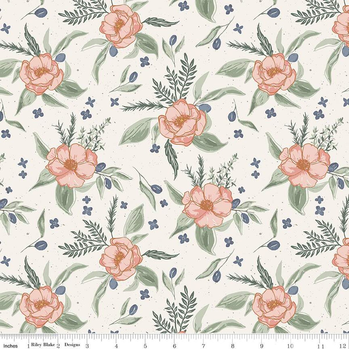Riley Blake | Olive Grove Floral Ivory