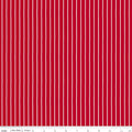 Riley Blake | Radiant Ruby Stripe Schoolhouse
