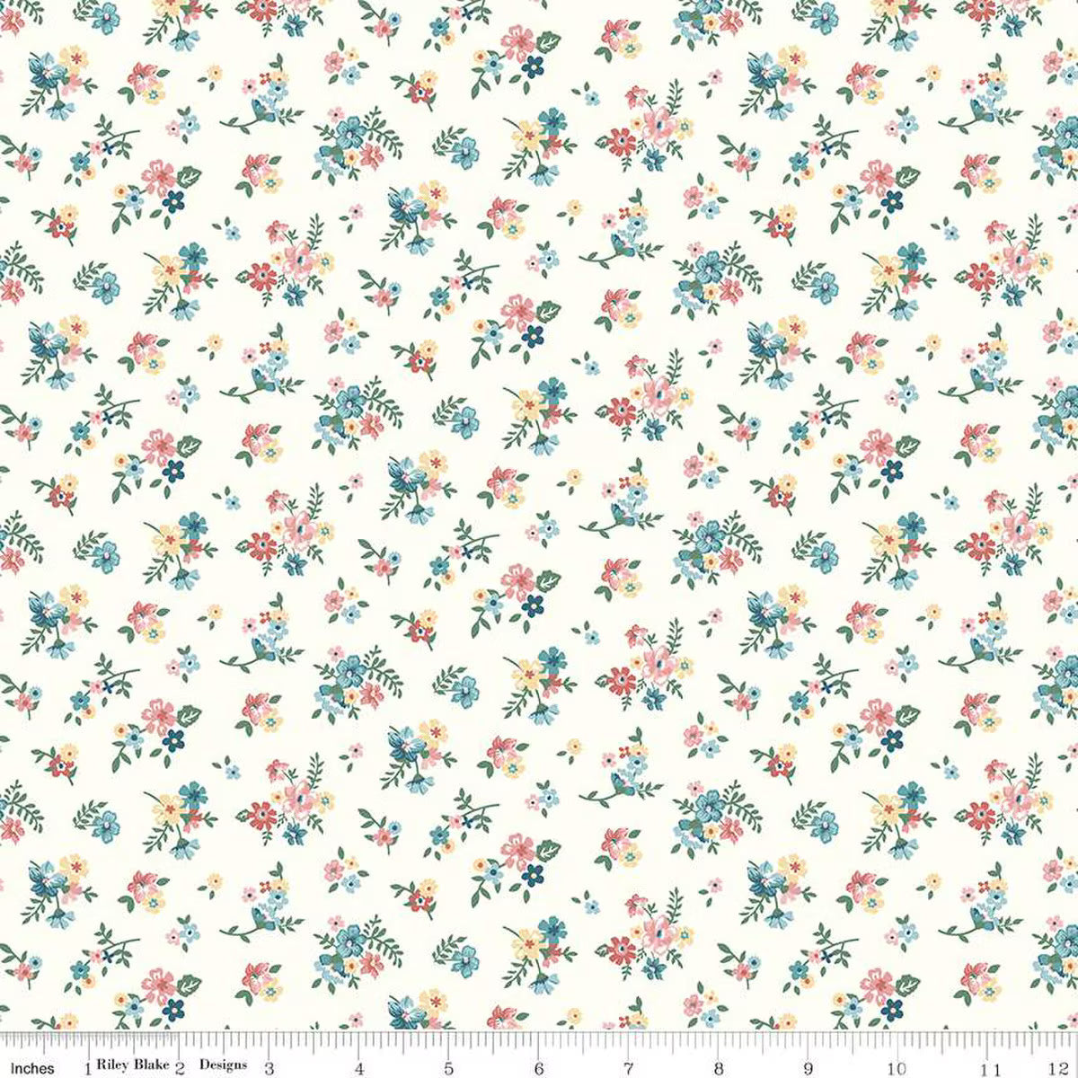 Riley Blake | Mary Catherine Ditsy Floral Cloud