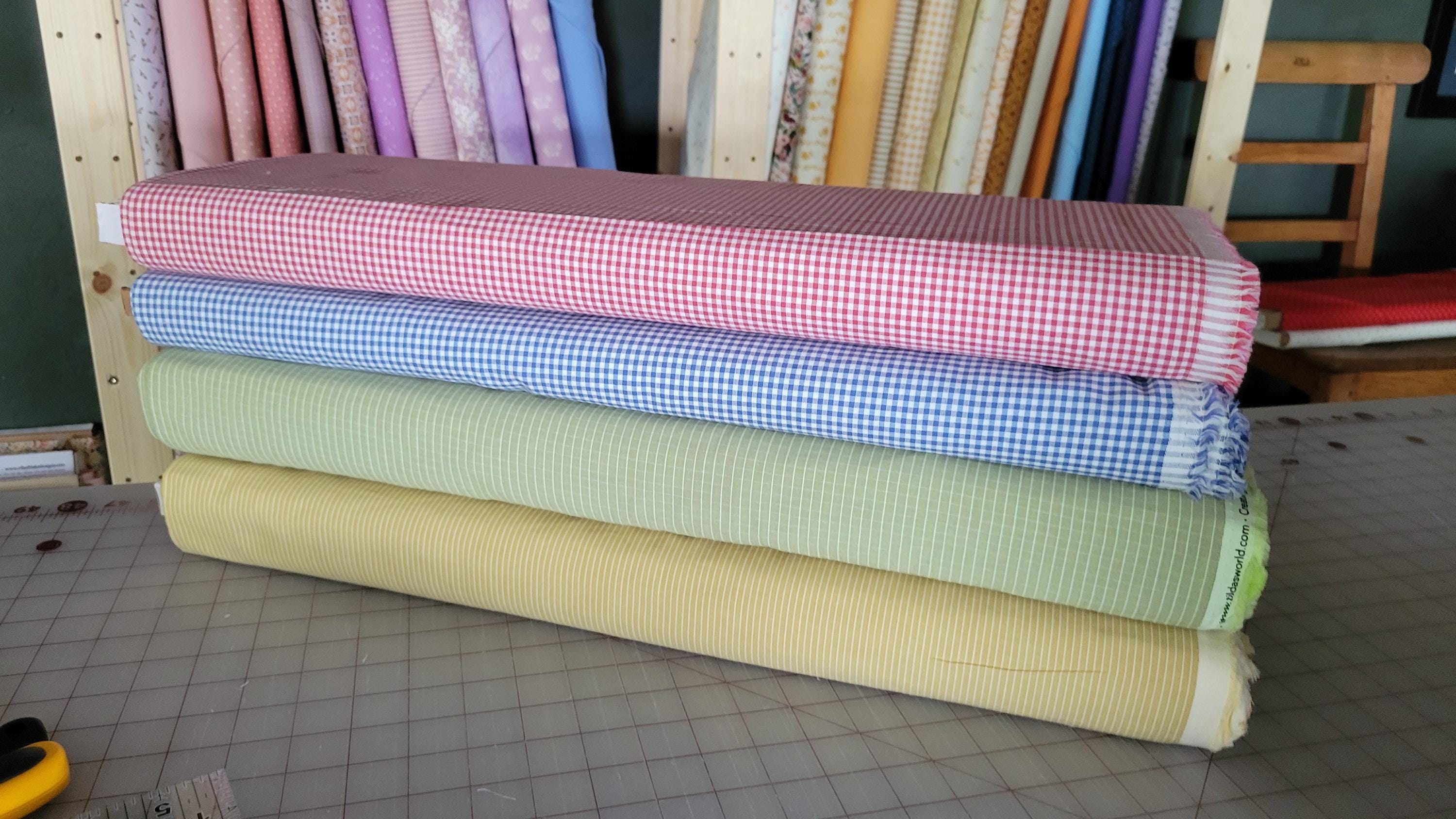 Gingham Blue| Tilda Creating Memories Woven