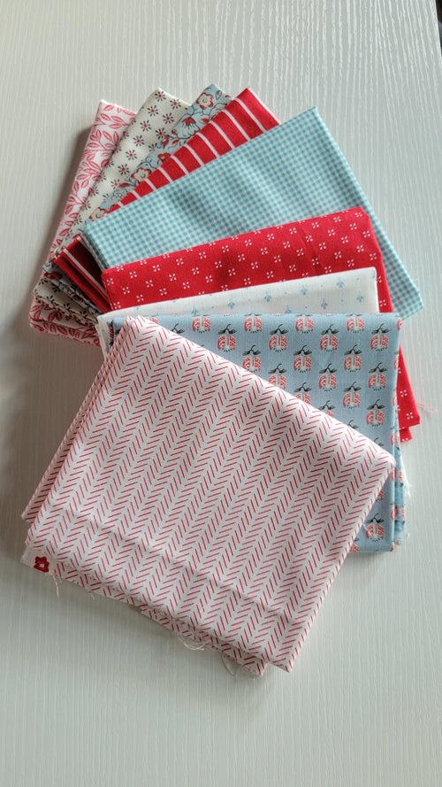 9 Fat Quarters / Heirloom Berry